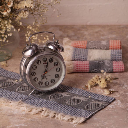 تصویر  دستمال پنبه ای سه تایی زنبوری